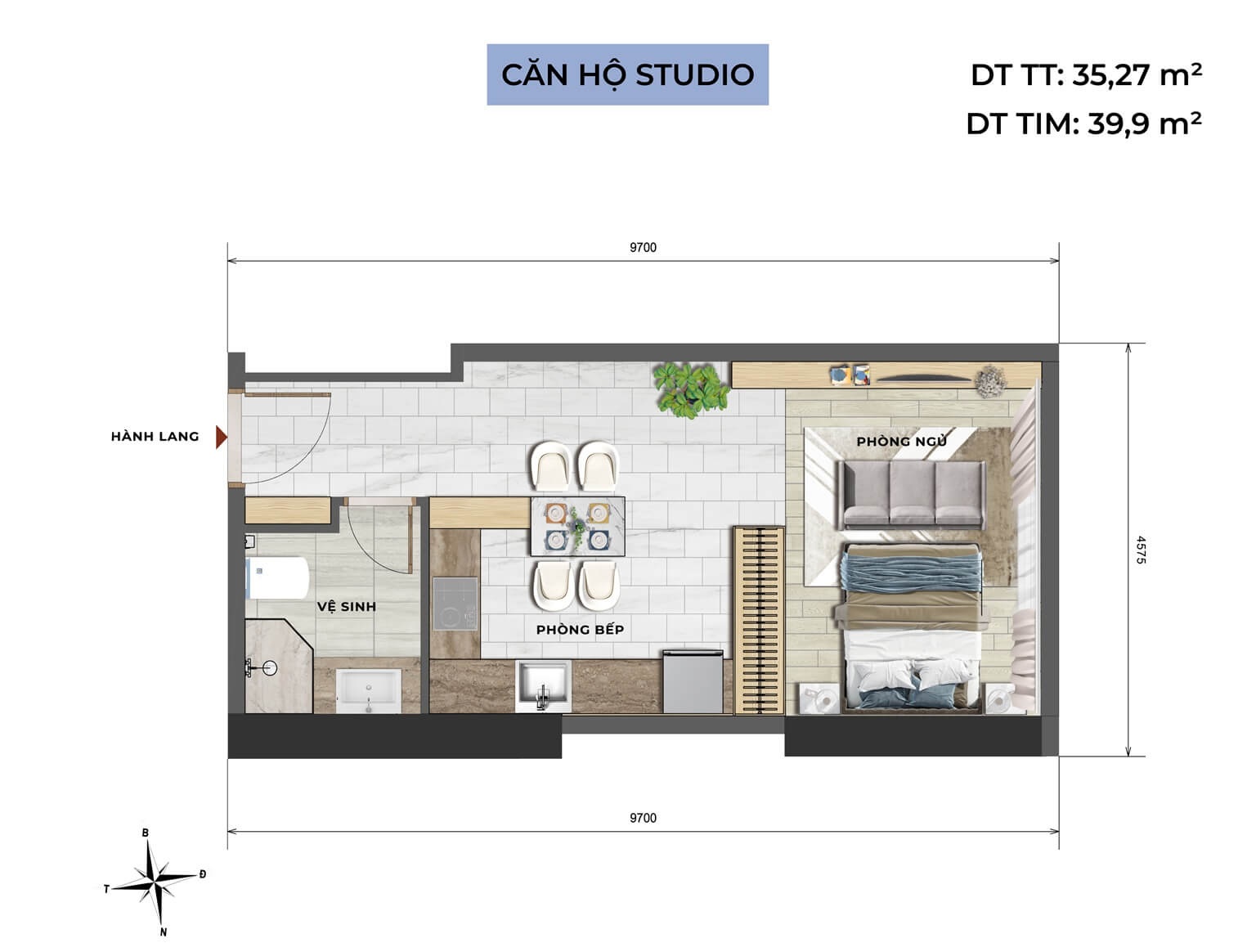 căn hộ studio sun group ciputra